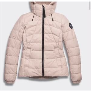 Stunning Canada Goose Abbott Hoody Jacket - Sunset Pink, Small